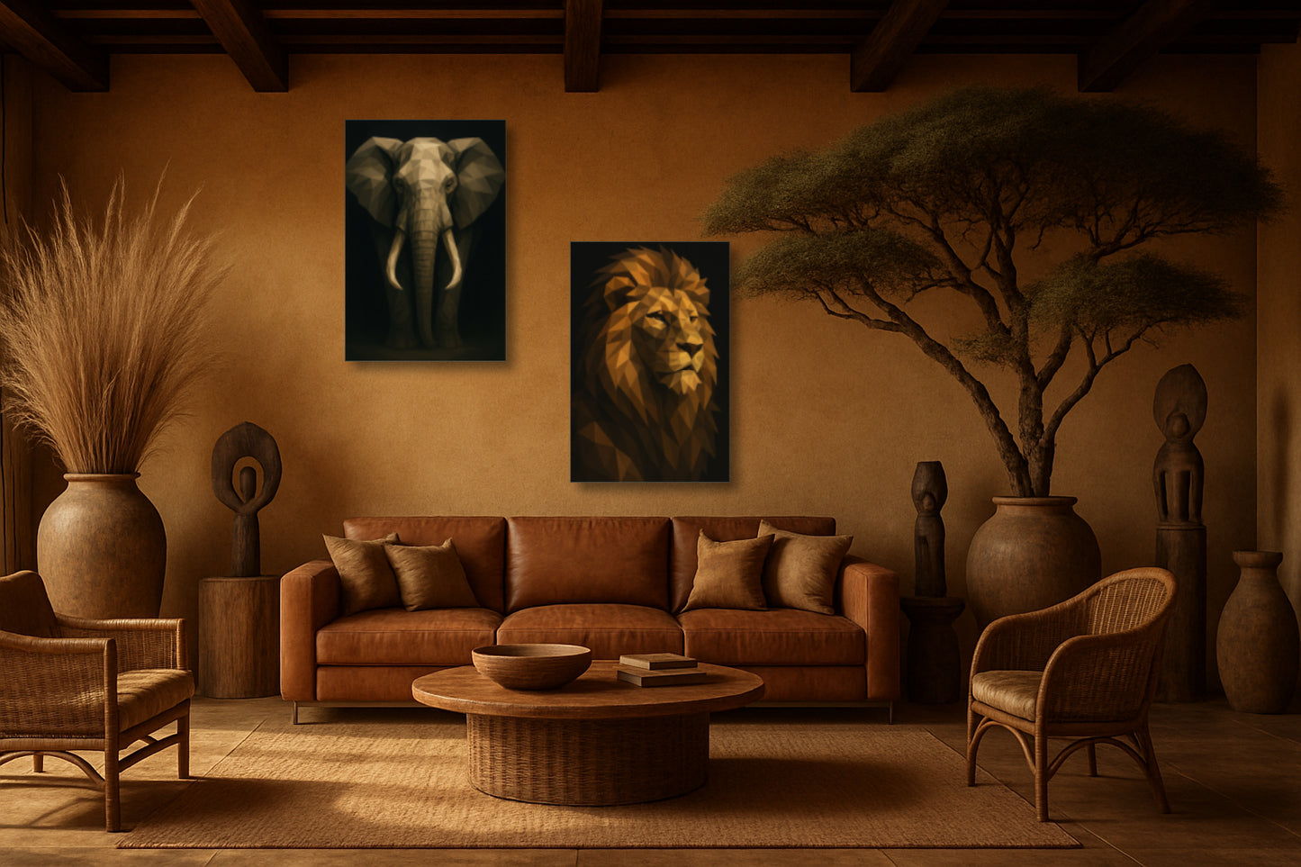 Éléphant des Origine — Géométrie sauvage