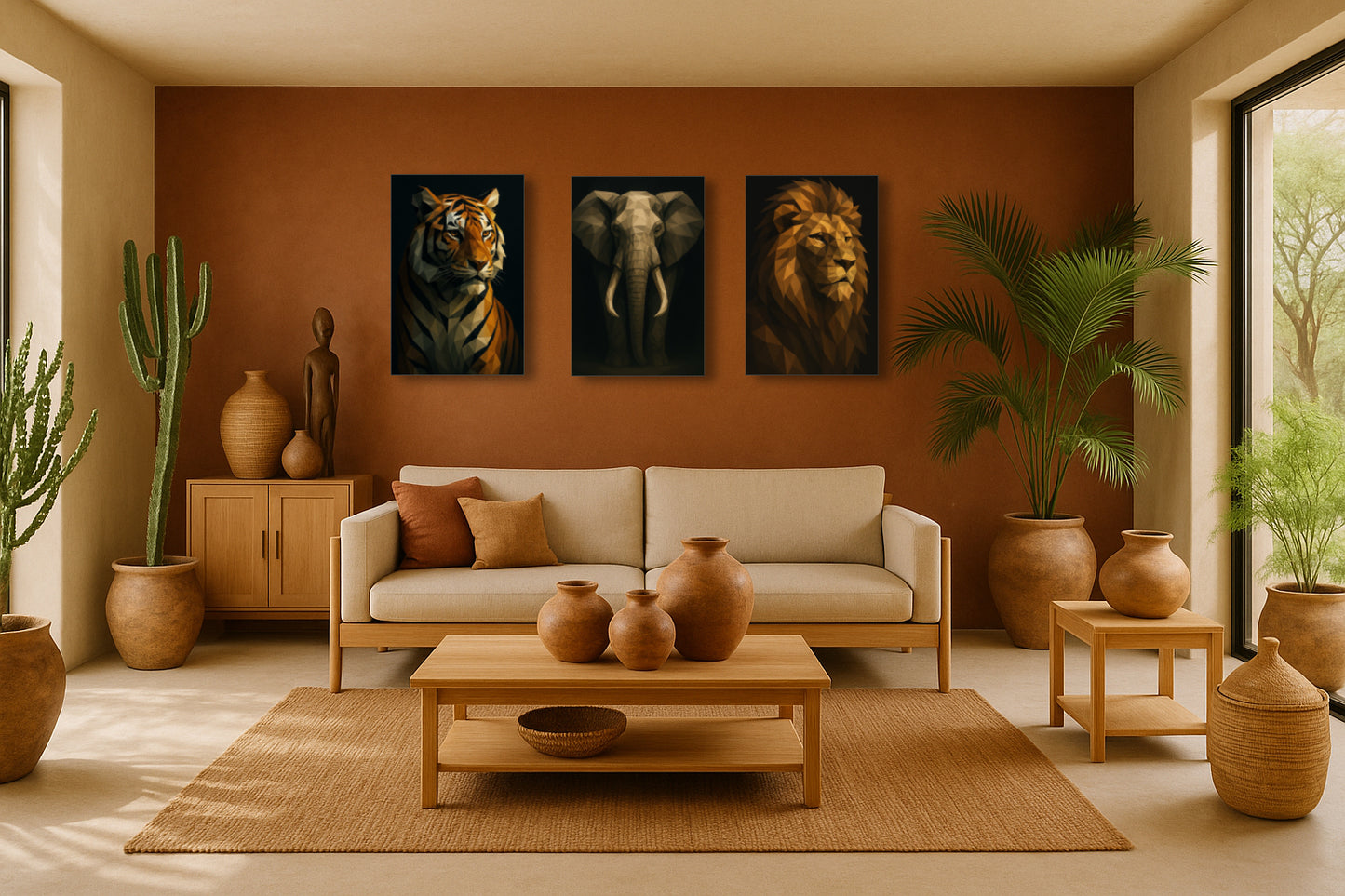 Tigre solaire — Géométrie sauvage