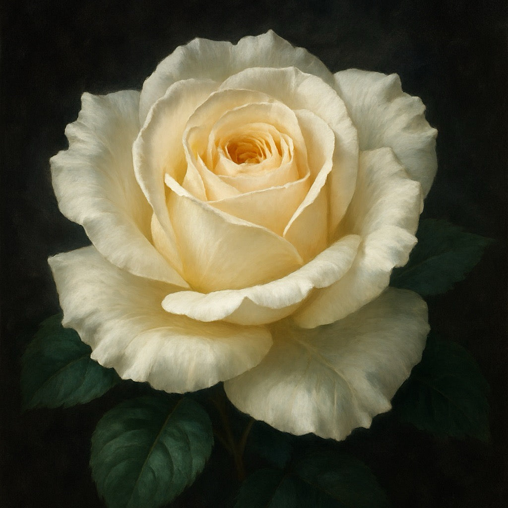 Éclat d’ivoire — Rose intemporelle