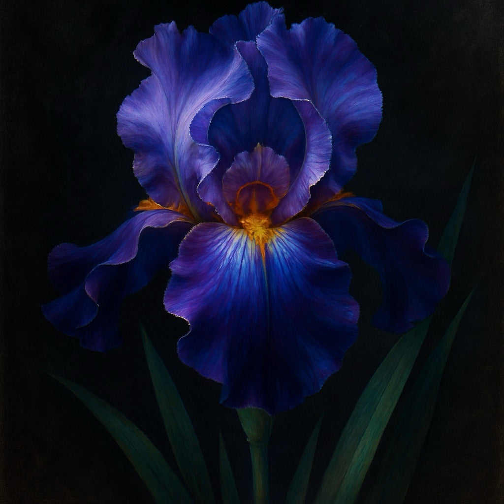 Éclat nocturne — Iris royal