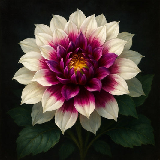 Splendeur dahlia — Lumière pourpre