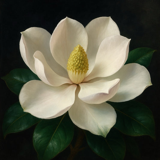 Pureté d’ivoire — Fleur de magnolia