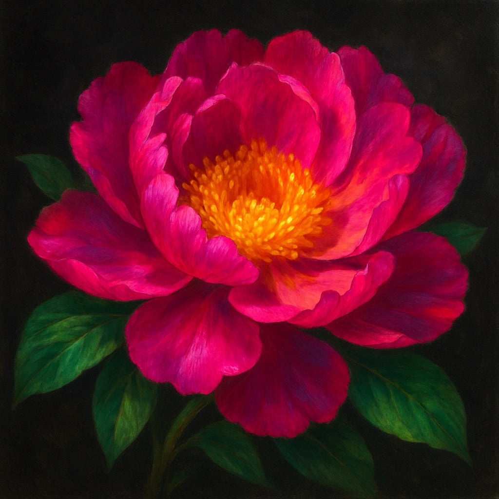 Splendeur fuchsia — Pivoine éclatante