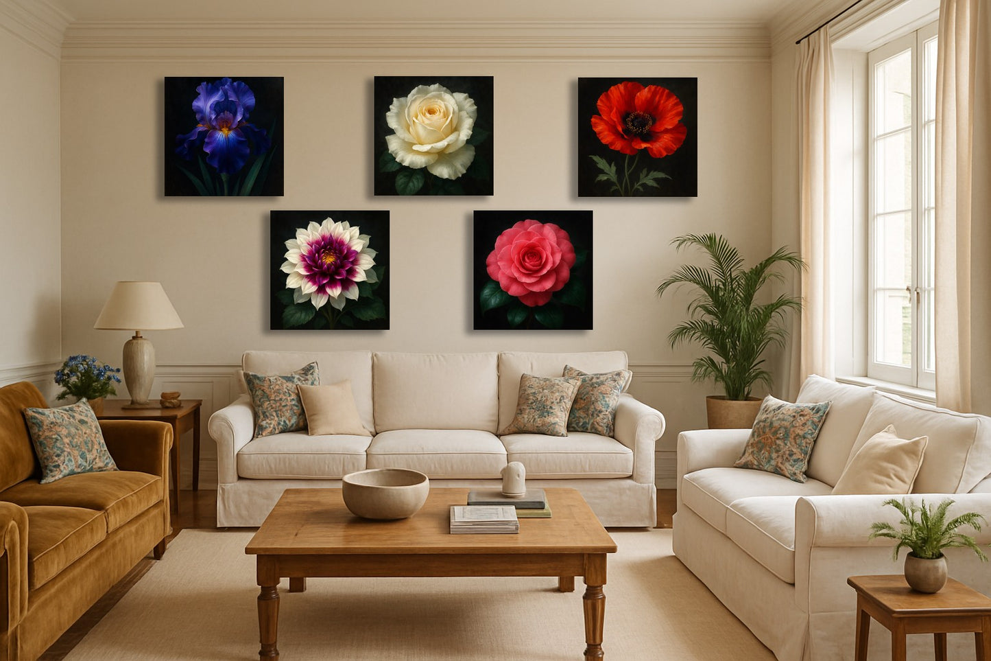 Splendeur dahlia — Lumière pourpre