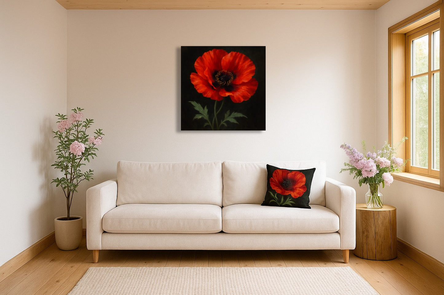 Flamme écarlate — Coquelicot ardent