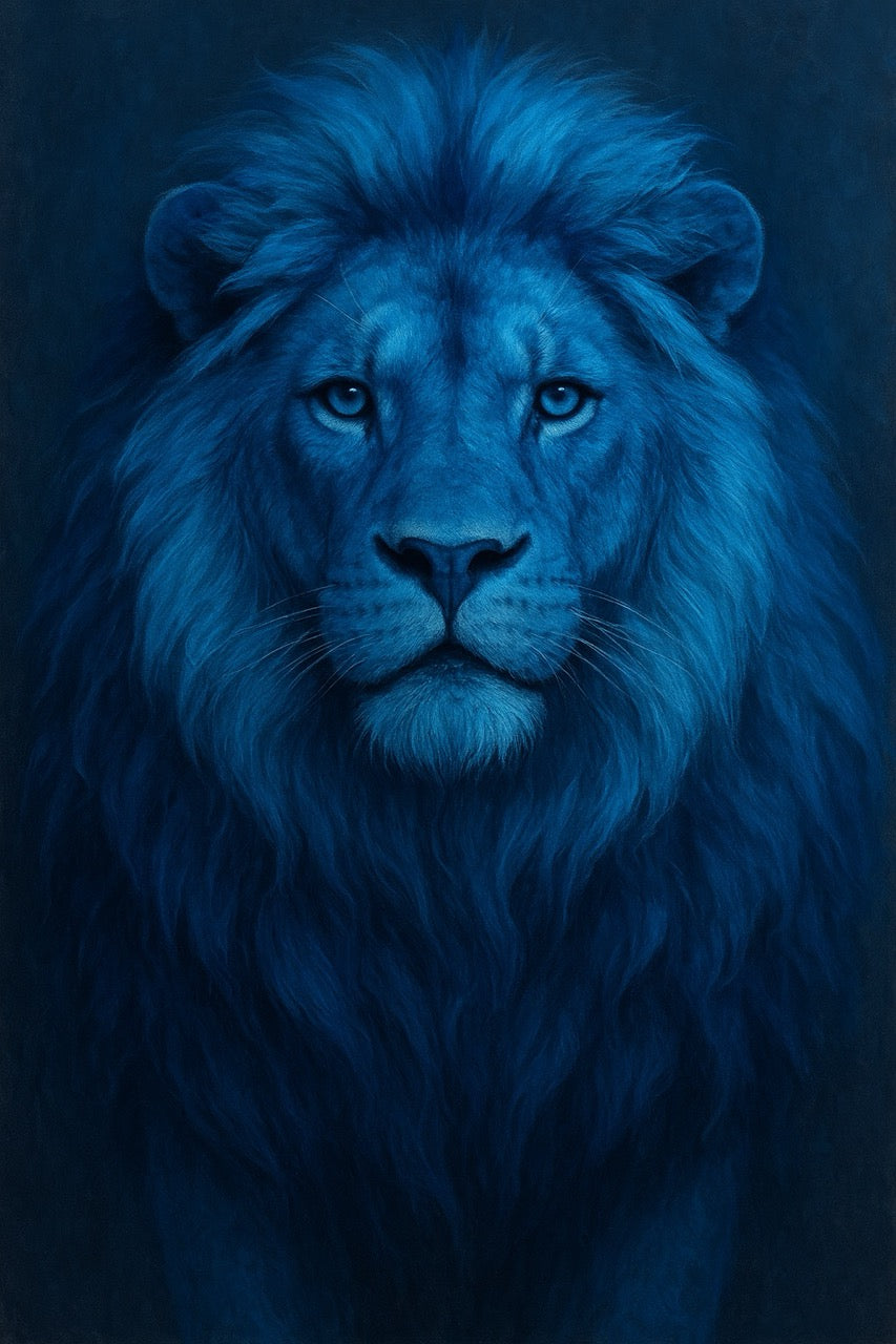 Majesté du Lion — Noir & Blanc