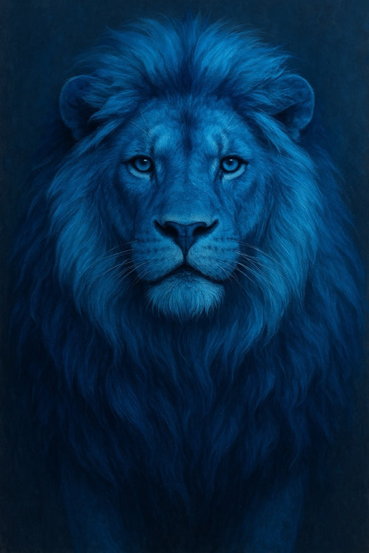 Majesté du Lion — Noir & Blanc