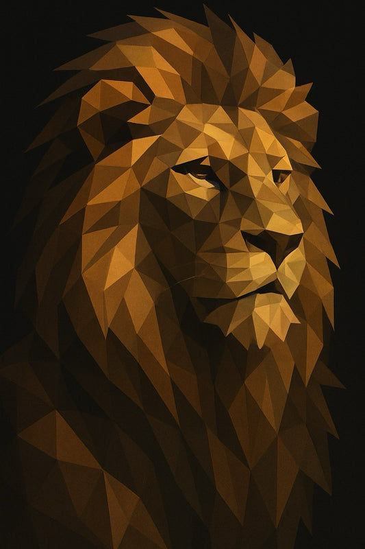Lion solaire — Géométrie royale