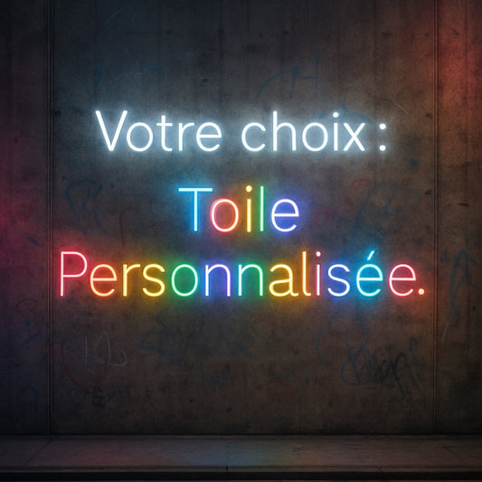 Toile personnalisée