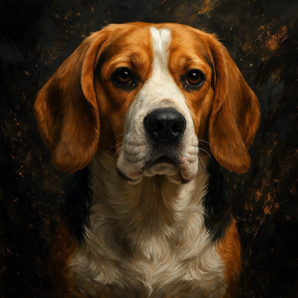 Noblesse canine — Portrait sur-mesure
