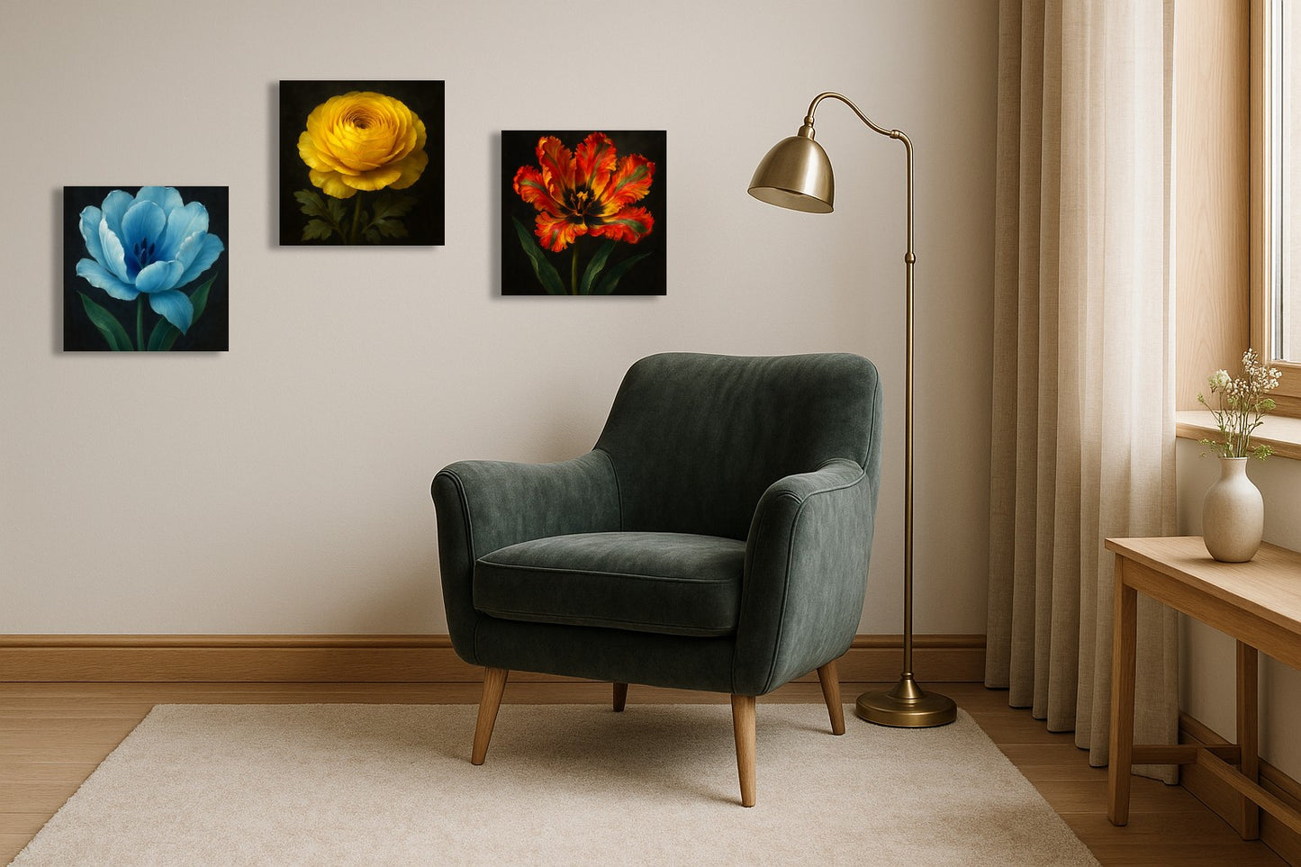 Flamme d’éclat — Tulipe perroquet