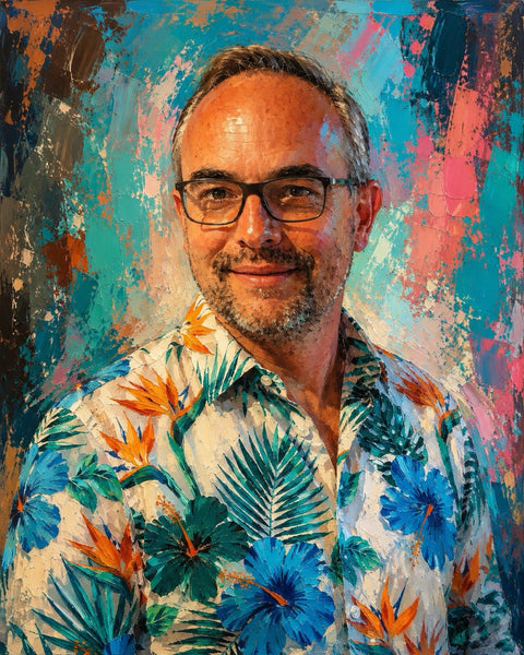 Portrait au couteau