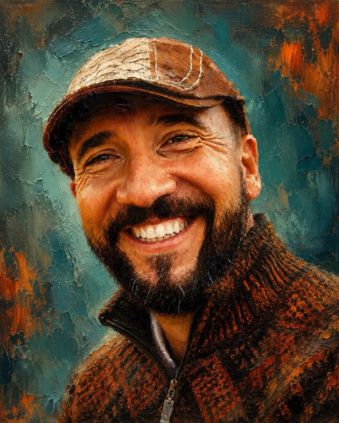 Portrait à l'huile