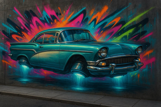 Cadillac futuriste — Pop rétro